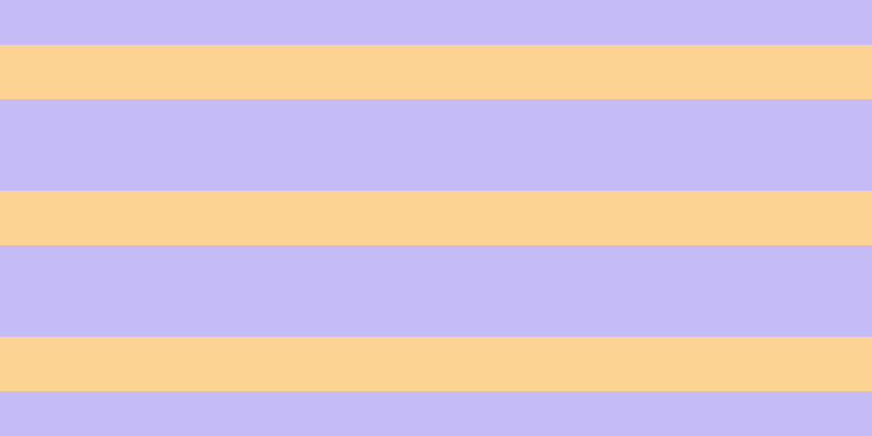 #8d7bf0 (50%), #fcd393 horizontal lines, fifty pixels wide, eighty-four pixels apart