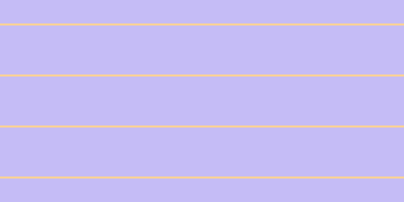 #8d7bf0 (50%), #fcd393 horizontal lines, four pixels wide, ninety-seven pixels apart