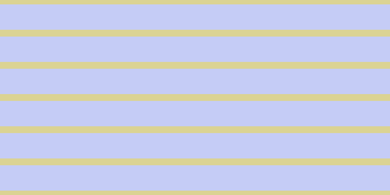#8d9cf0 (50%), #dbd393 horizontal lines, fourteen pixels wide, fifty-two pixels apart