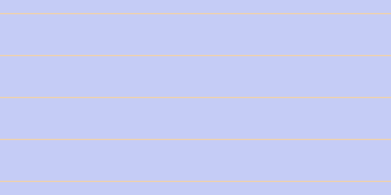 #8d9cf0 (50%), #fcd393 horizontal lines, two pixels wide, eighty-four pixels apart