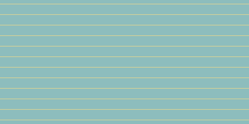 #8dbdbd, #dbd393 horizontal lines, two pixels wide, thirty-two pixels apart