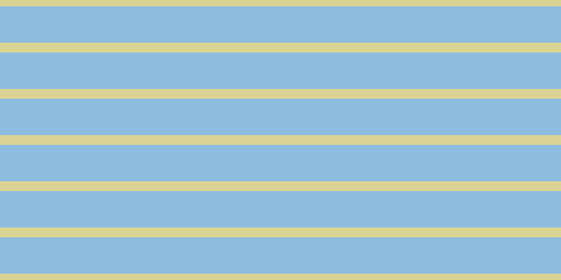 #8dbdde, #dbd393 horizontal lines, fourteen pixels wide, fifty-two pixels apart