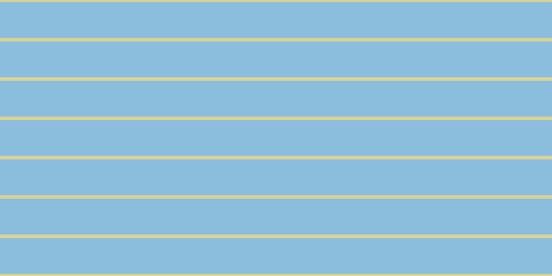 #8dbdde, #dbd393 horizontal lines, five pixels wide, fifty-two pixels apart