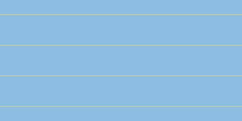 #8dbdde, #dbd393 horizontal lines, two pixels wide, ninety-nine pixels apart
