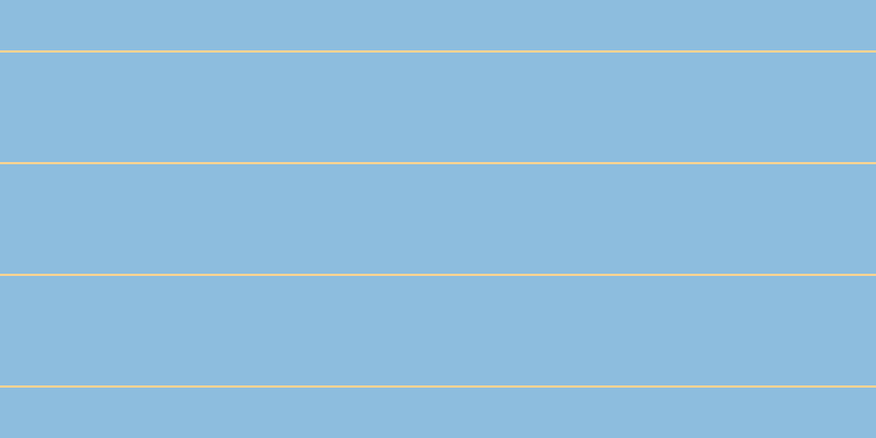 #8dbdde, #fcd393 horizontal lines, two pixels wide, one hundred pixels apart