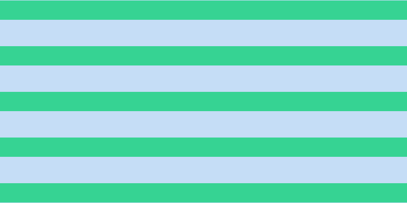 #8dbdf0 (50%), #36d393 horizontal lines, thirty-eight pixels wide, fifty-two pixels apart