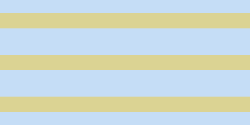 #8dbdf0 (50%), #dbd393 horizontal lines, fifty pixels wide, eighty-four pixels apart
