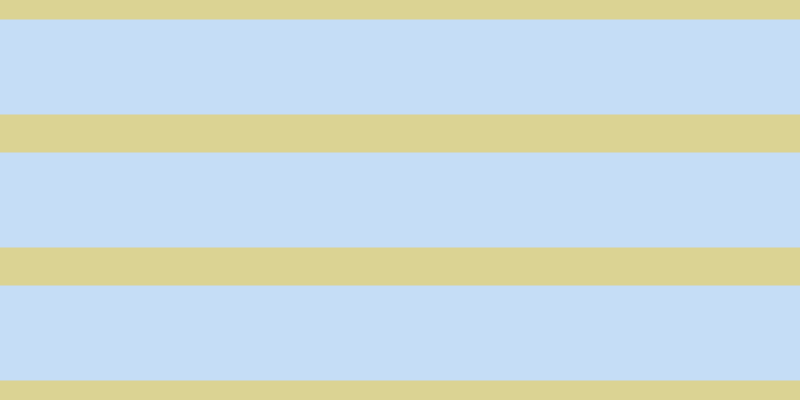 #8dbdf0 (50%), #dbd393 horizontal lines, thirty-eight pixels wide, ninety-five pixels apart