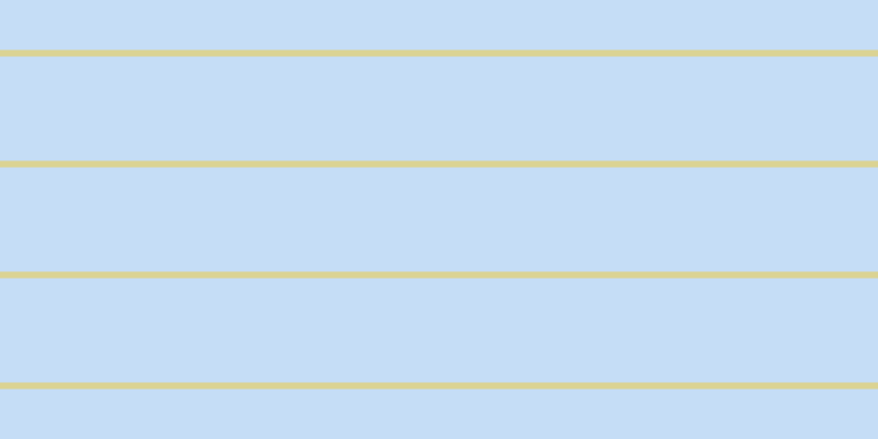 #8dbdf0 (50%), #dbd393 horizontal lines, six pixels wide, ninety-five pixels apart