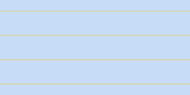#8dbdf0 (50%), #dbd393 horizontal lines, four pixels wide, ninety-eight pixels apart