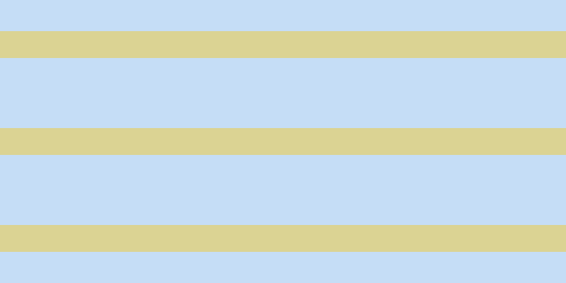 #8dbdf0 (50%), #dbd393 horizontal lines, thirty-eight pixels wide, ninety-nine pixels apart