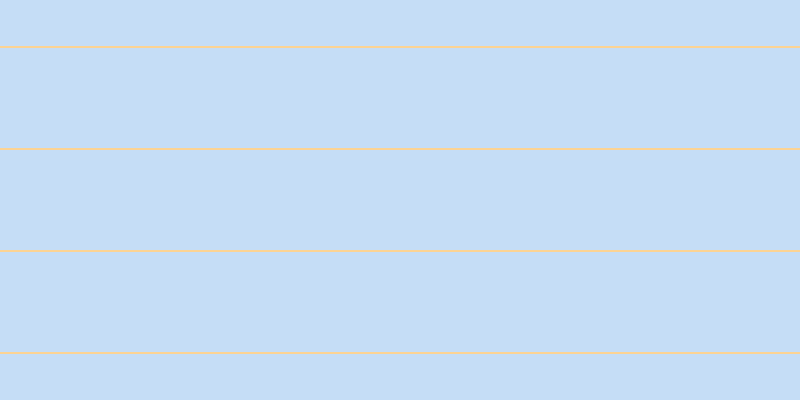 #8dbdf0 (50%), #fcd393 horizontal lines, two pixels wide, one hundred pixels apart
