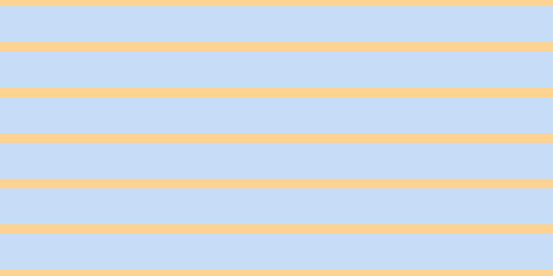 #8dbdf0 (50%), #fcd393 horizontal lines, fourteen pixels wide, fifty-two pixels apart