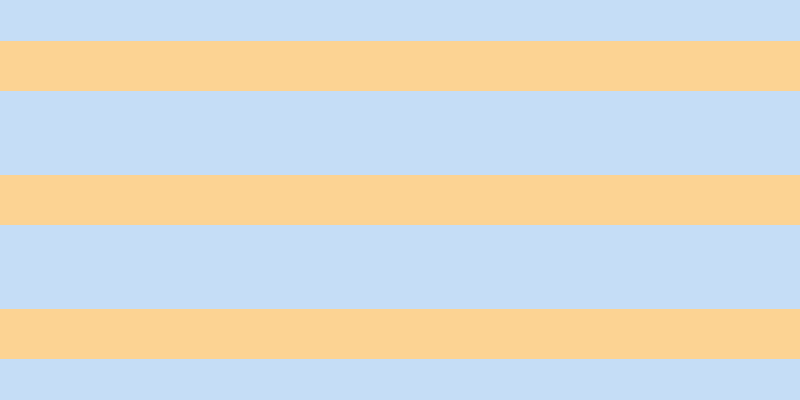 #8dbdf0 (50%), #fcd393 horizontal lines, fifty pixels wide, eighty-four pixels apart