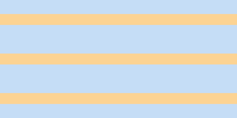#8dbdf0 (50%), #fcd393 horizontal lines, thirty-seven pixels wide, ninety-seven pixels apart