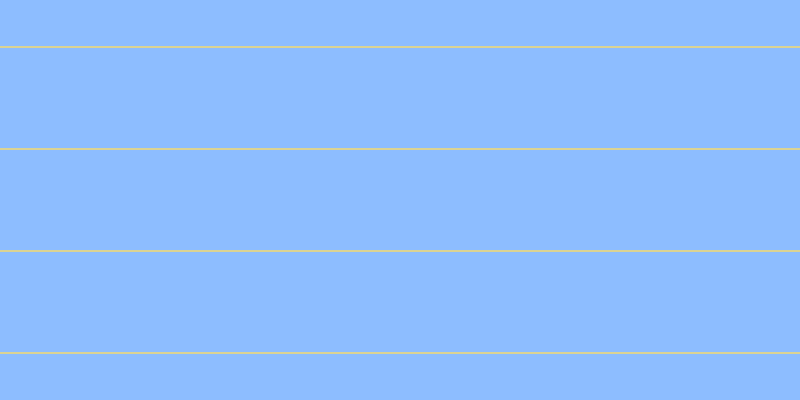 #8dbdff, #dbd393 horizontal lines, two pixels wide, one hundred pixels apart