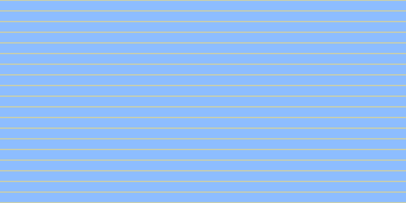 #8dbdff, #dbd393 horizontal lines, two pixels wide, nineteen pixels apart