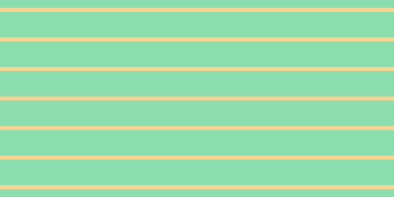 #8ddeae, #fcd393 horizontal lines, eight pixels wide, fifty-two pixels apart