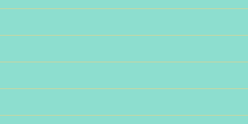 #8ddecf, #dbd393 horizontal lines, two pixels wide, eighty-four pixels apart