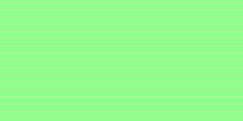 #8dff8d, #fcd393 horizontal lines, one pixels wide, twenty-three pixels apart
