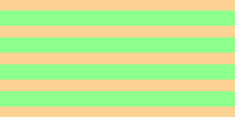 #8dff8d, #fcd393 horizontal lines, forty pixels wide, fifty-two pixels apart