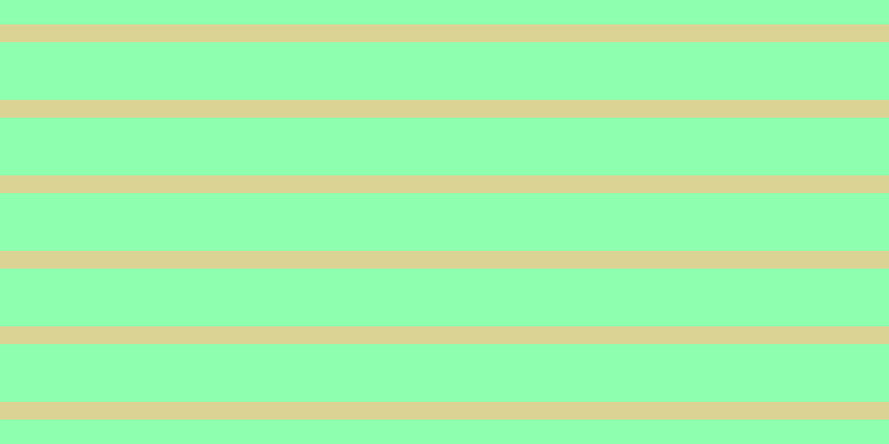 #8dffae, #dbd393 horizontal lines, sixteen pixels wide, fifty-two pixels apart