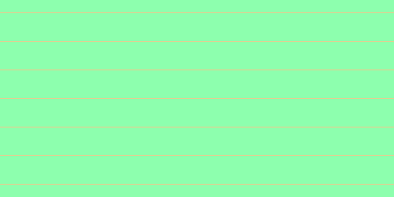#8dffae, #dbd393 horizontal lines, two pixels wide, fifty-six pixels apart