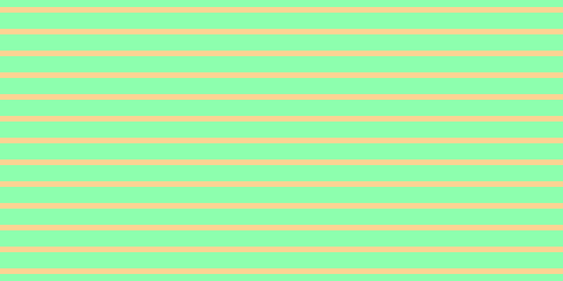 #8dffae, #fcd393 horizontal lines, eight pixels wide, twenty-three pixels apart
