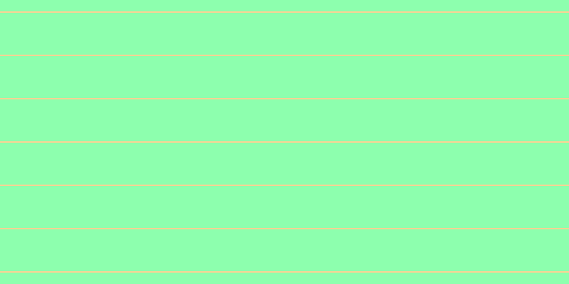 #8dffae, #fcd393 horizontal lines, two pixels wide, fifty-nine pixels apart