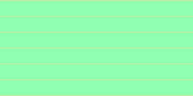 #8dffae, #fcd393 horizontal lines, two pixels wide, sixty-four pixels apart