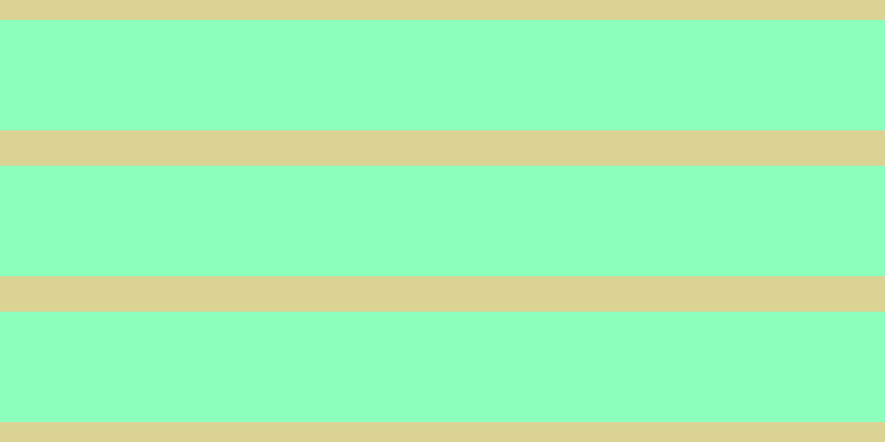 #8dffbd, #dbd393 horizontal lines, thirty-two pixels wide, one hundred pixels apart