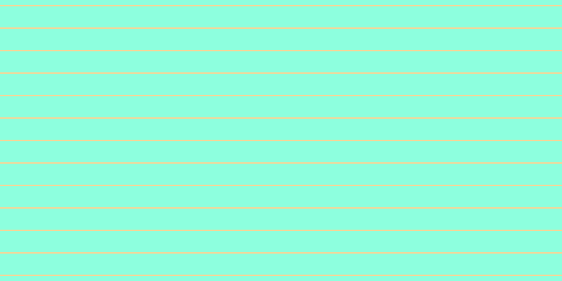#8dffde, #fcd393 horizontal lines, two pixels wide, thirty pixels apart
