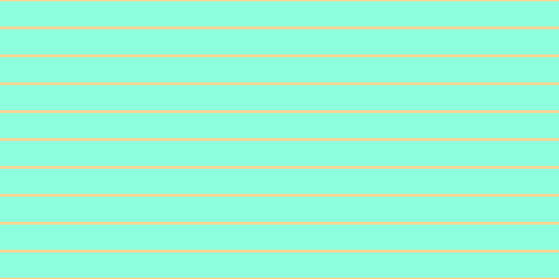 #8dffde, #fcd393 horizontal lines, four pixels wide, thirty-six pixels apart