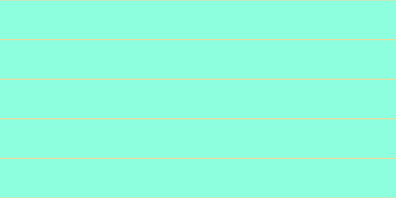 #8dffde, #fcd393 horizontal lines, two pixels wide, seventy-eight pixels apart
