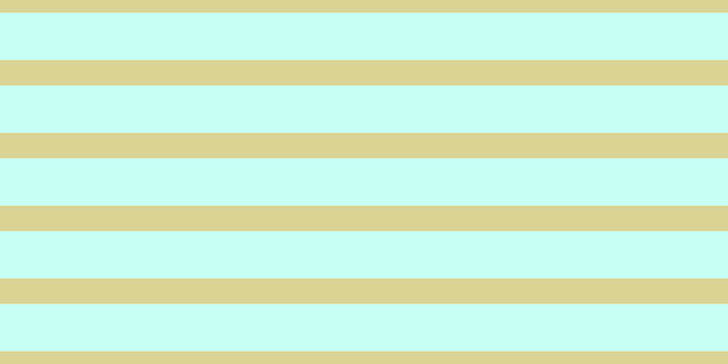 #8dfff0 (50%), #dbd393 horizontal lines, twenty-eight pixels wide, fifty-two pixels apart