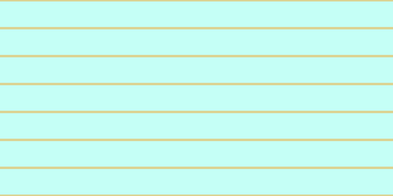 #8dfff0 (50%), #dbd393 horizontal lines, five pixels wide, fifty-two pixels apart