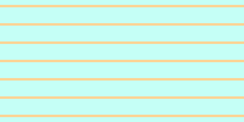 #8dfff0 (50%), #fcd393 horizontal lines, eight pixels wide, fifty-two pixels apart