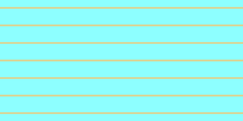 #8dffff, #dbd393 horizontal lines, six pixels wide, fifty-two pixels apart