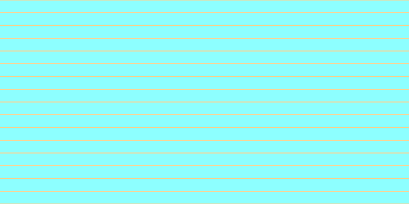 #8dffff, #fcd393 horizontal lines, two pixels wide, twenty-three pixels apart