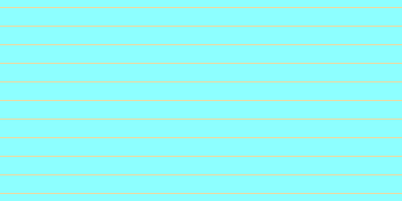 #8dffff, #fcd393 horizontal lines, two pixels wide, thirty-five pixels apart