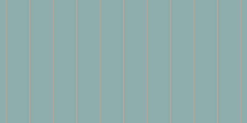 #8eacac, #caa393 vertical lines, two pixels wide, seventy-four pixels apart