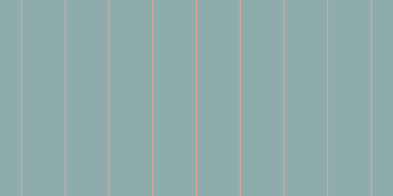#8eacac, #eba393 vertical lines, two pixels wide, eighty-seven pixels apart