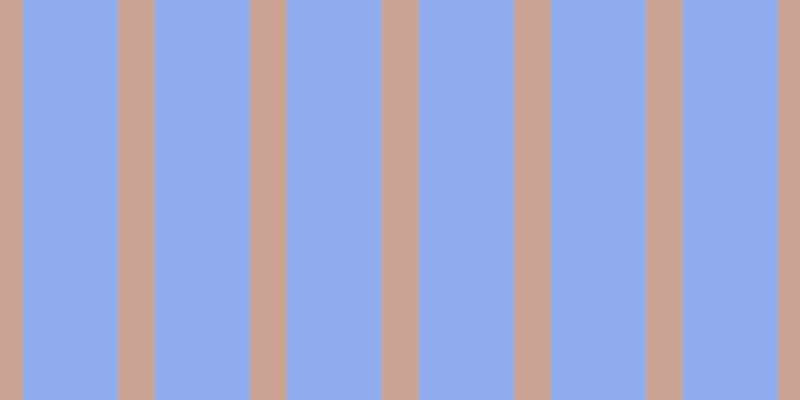 #8eacee, #caa393 vertical lines, thirty-seven pixels wide, ninety-five pixels apart