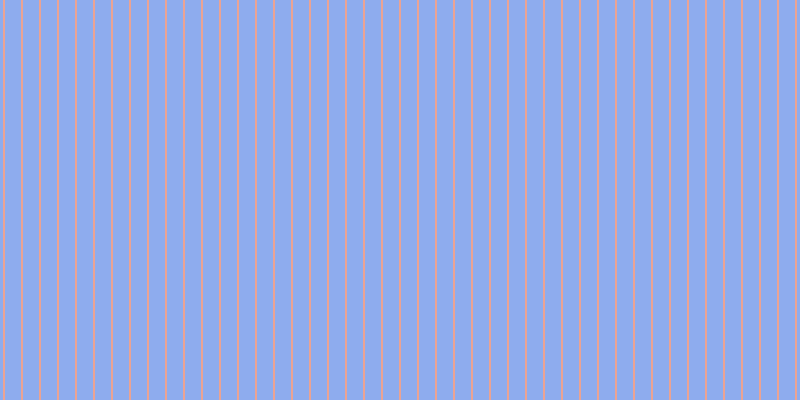 #8eacee, #eba393 vertical lines, two pixels wide, sixteen pixels apart