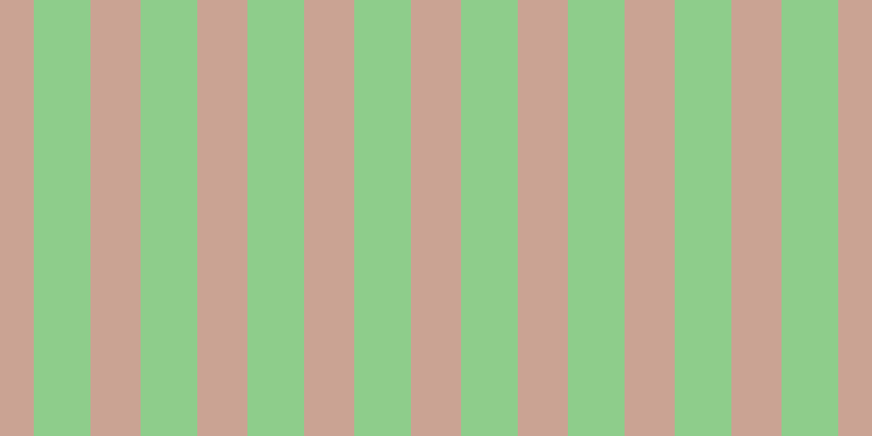 #8ecd8b, #caa393 vertical lines, forty-six pixels wide, fifty-two pixels apart