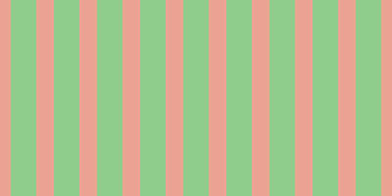#8ecd8b, #eba393 vertical lines, thirty-six pixels wide, fifty-two pixels apart