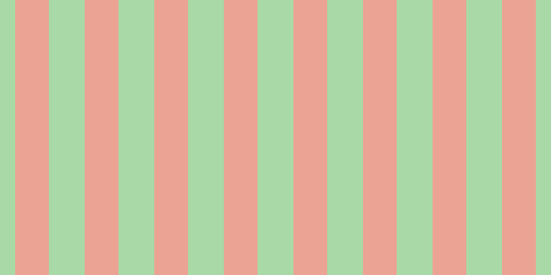 #8ecd8b (75%), #eba393 vertical lines, forty-nine pixels wide, fifty-two pixels apart