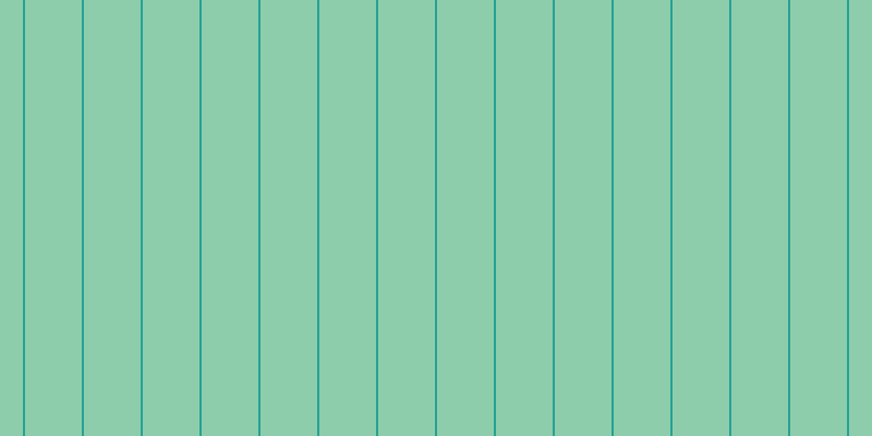 #8ecdac, #25a393 vertical lines, two pixels wide, fifty-two pixels apart