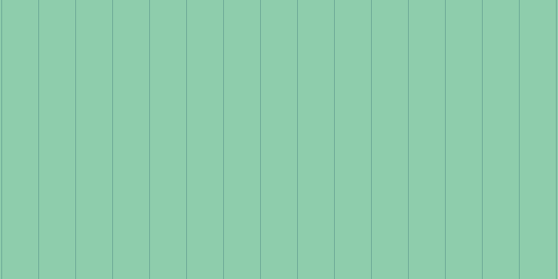 #8ecdac, #67a393 vertical lines, one pixels wide, fifty-two pixels apart