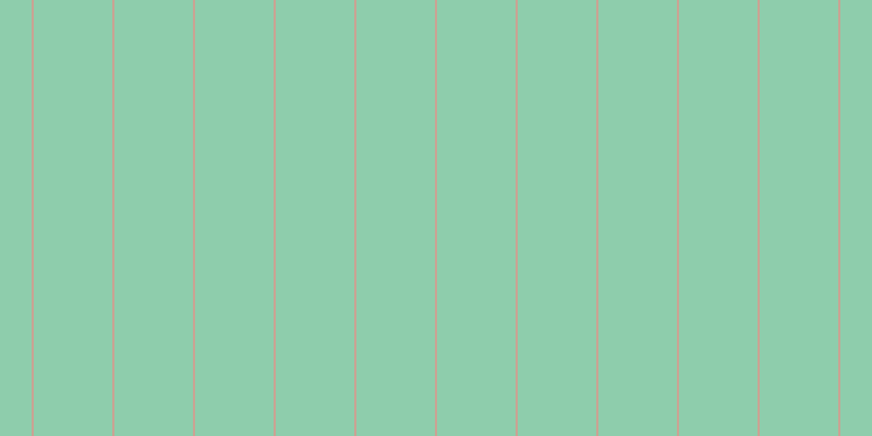 #8ecdac, #caa393 vertical lines, two pixels wide, seventy-two pixels apart
